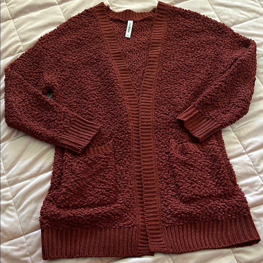 Zenana Premium long length cardigan sweater